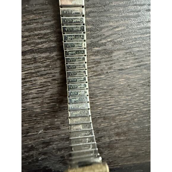 Vintage Speidel USA Expansion Watch Band 10K Gold Filled Top Stainless Steel - Picture 5 of 8